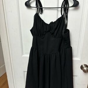 Black Spaghetti Strap Dress